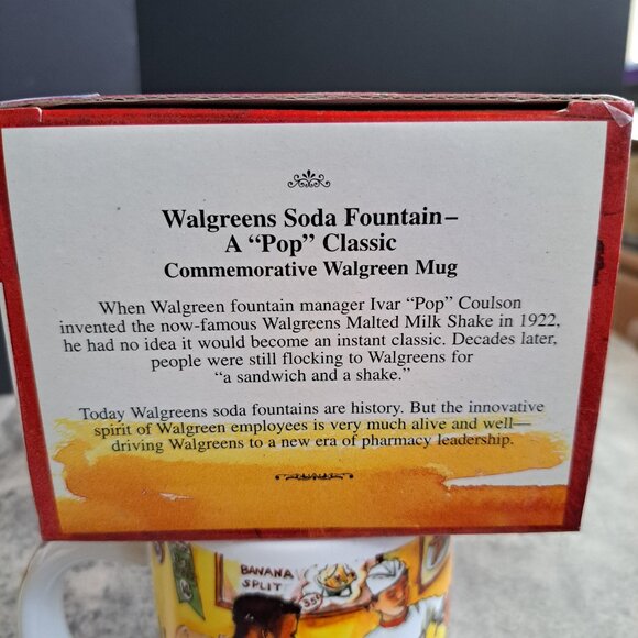 Walgreens Collector Mug Soda Fountain- A “POP” Classic Commemorative Mug 2002 - Picture 8 of 9